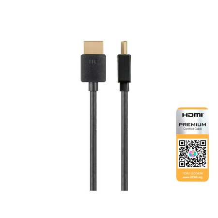 MONOPRICE Ultra Slim Certified Premium High Speed HDMI Cable_ 4K@60Hz_ HDR_ 18Gb 24184